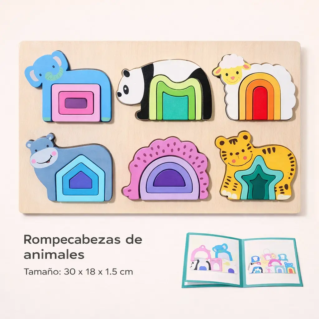 Tablero Geometrico de Animales - Portada