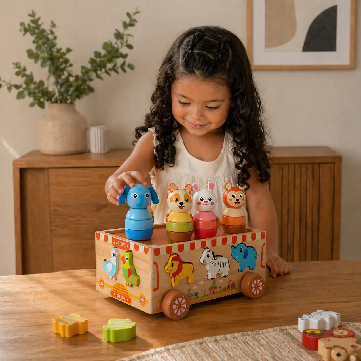 Carro Montessori con Animales - Portada