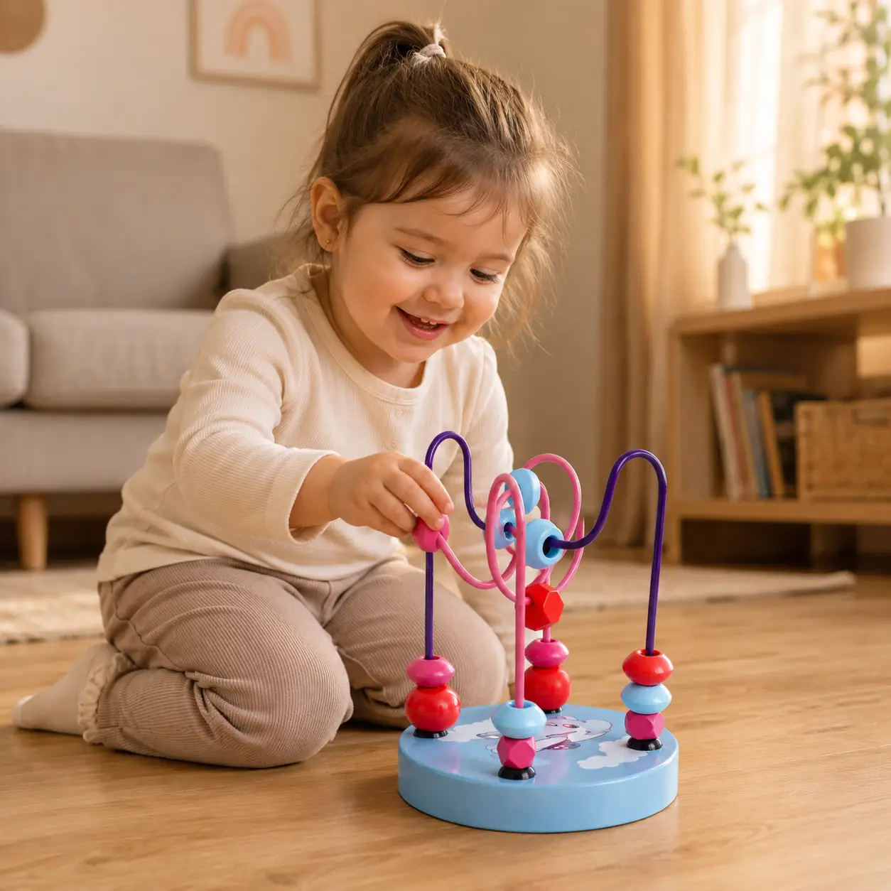 Laberinto de Cuentas Montessori