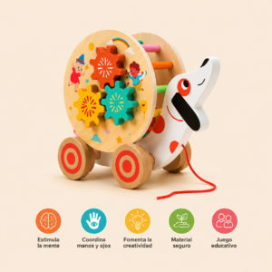 Perrito de Engranajes Montessori