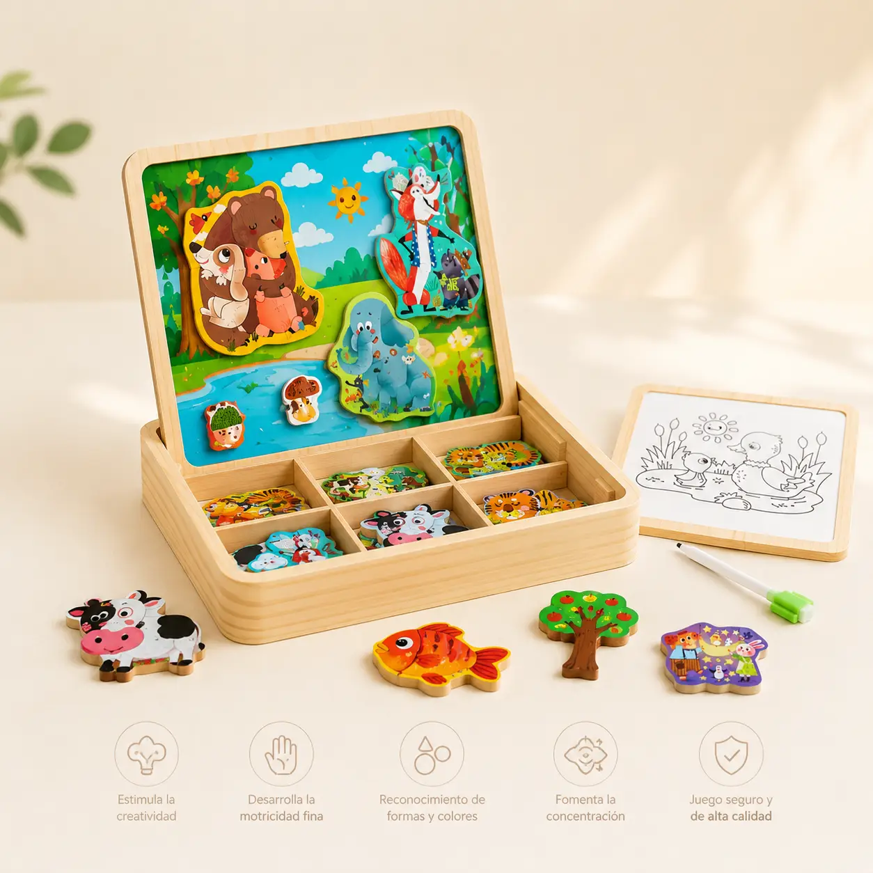 Puzzle Animalitos Montessori