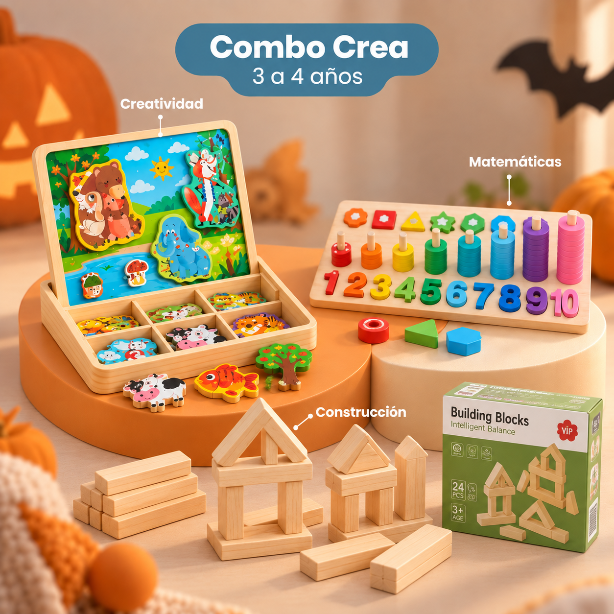 Combo crea de 3 a 4 años